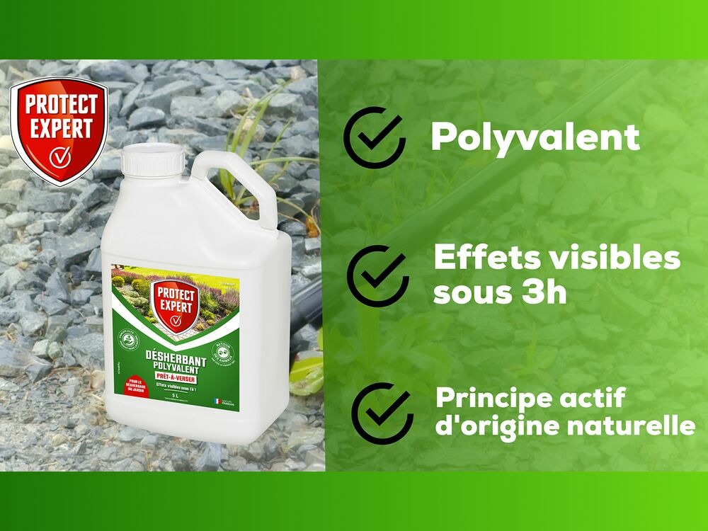 Proherbiopav5 | désherbant polyvalent prêt-à-verser | 5l | format écon