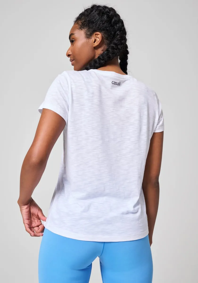 Casall Women's Soft Texture Tee White