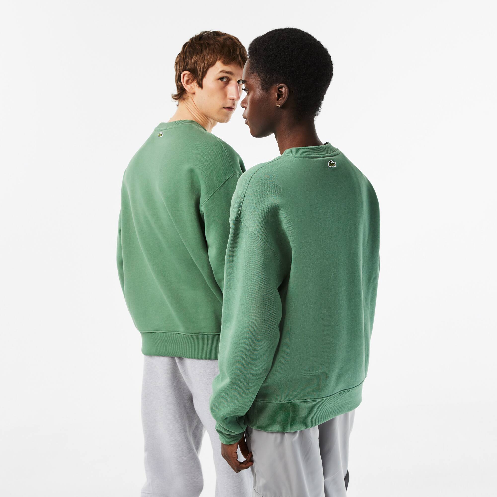 Sweatshirt Jogger unisexe Lacoste loose fit avec badge crocodile Sweatshirts - Vert - Lacoste - Unisex