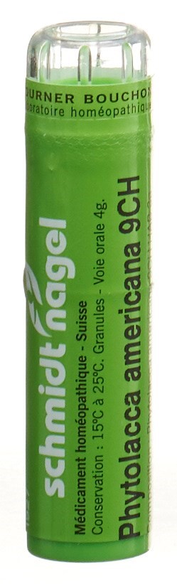 SCHMIDT-NAGEL Phytolacca americana 9 CH<br>4 g, Granulat