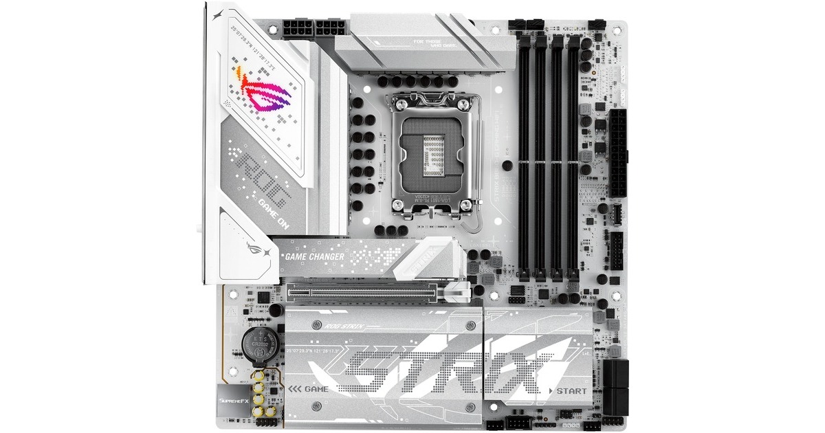 ASUSROG STRIX B860-G GAMING WIFI socket 1851 moederbord  (RAID, 2.5 Gb-LAN, Wi-Fi 7, BT, Sound, µATX)