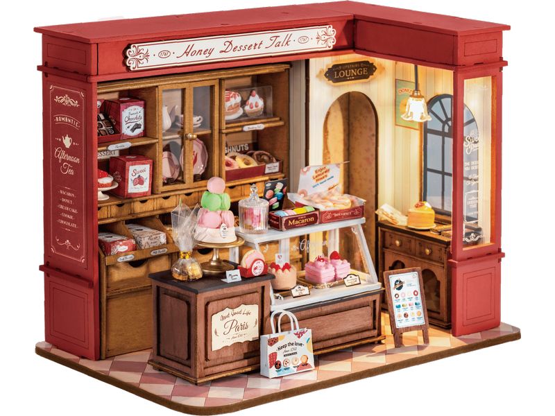 RoboTime Bausatz Honig Dessert 3D-Puzzle aus lasergeschnittenen Holzteilen