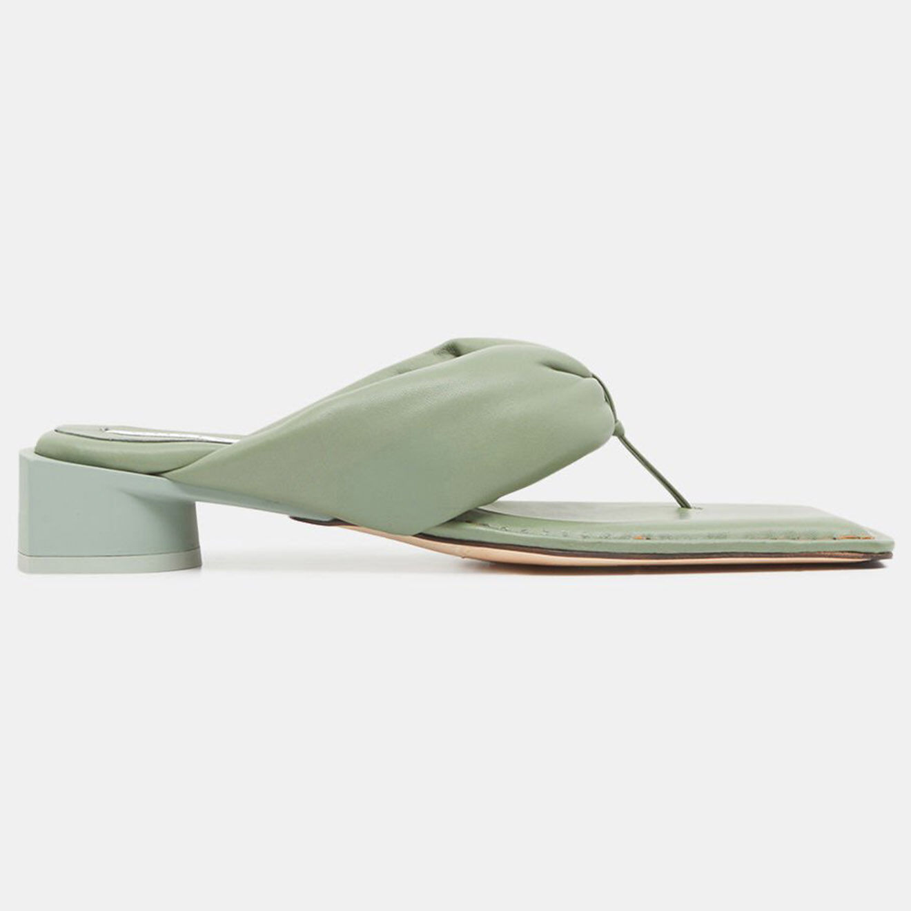 Miista Mules en Cuir vertes