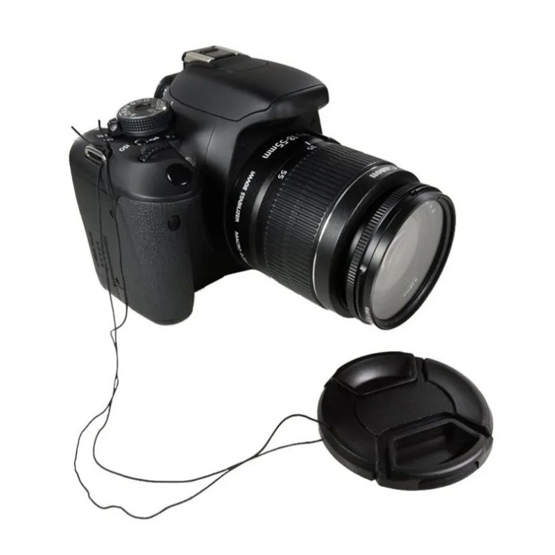 (Ø82mm) Objektivdeckel Schutzabdeckung für Digital SLR Kameras mit 40.5-95mm Linse - Schwarz