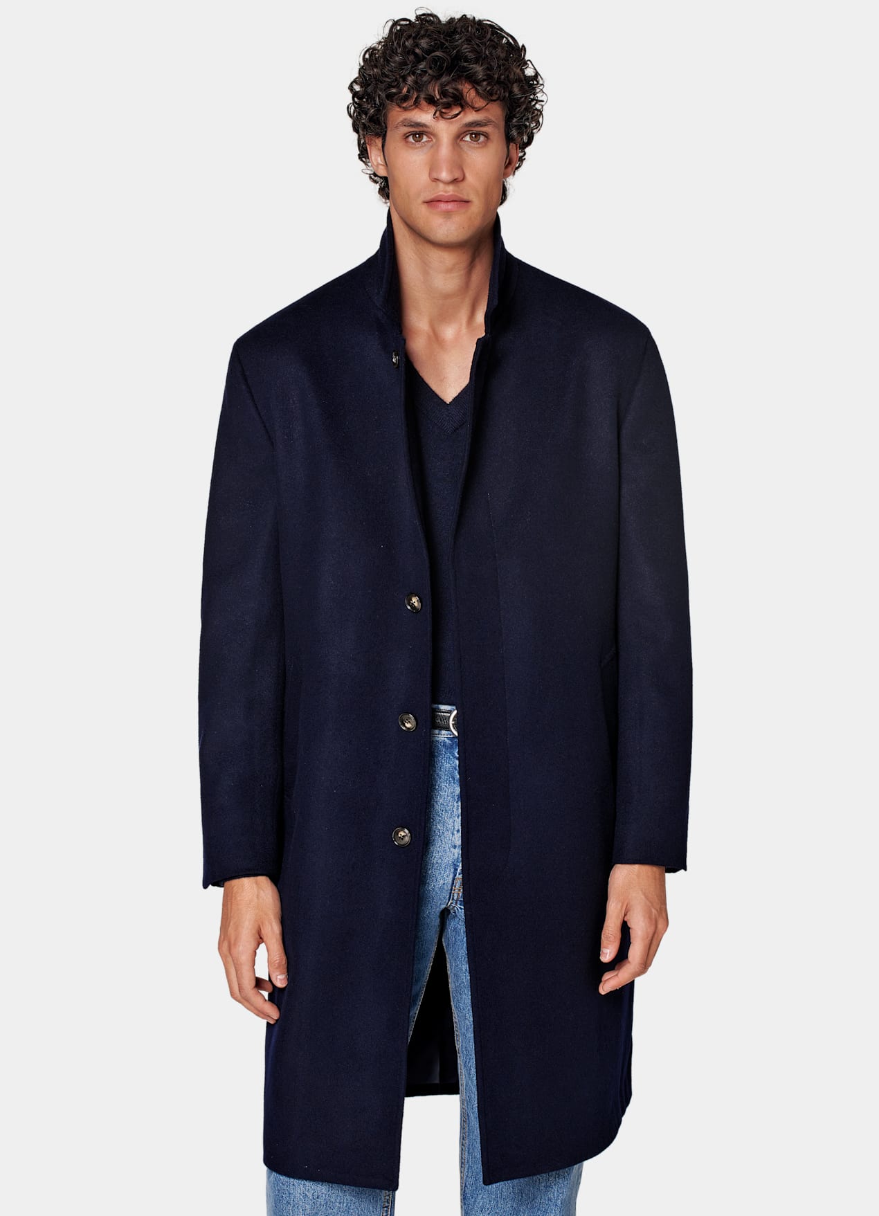Manteau bleu marine