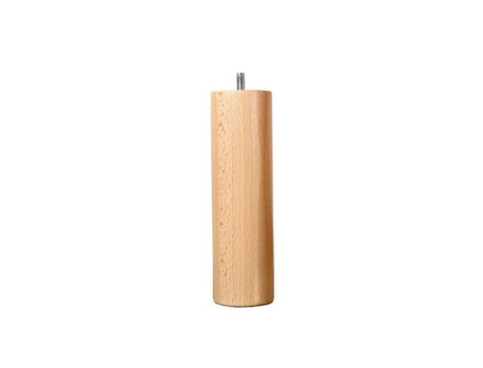 BELLECOUR - Jeu de pieds de lit cylindriques bois naturel hauteur 20 cm...