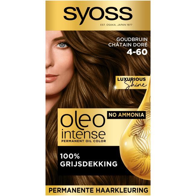 Syoss Oleo Intense 4-60 Goudbruin/Châtain Doré