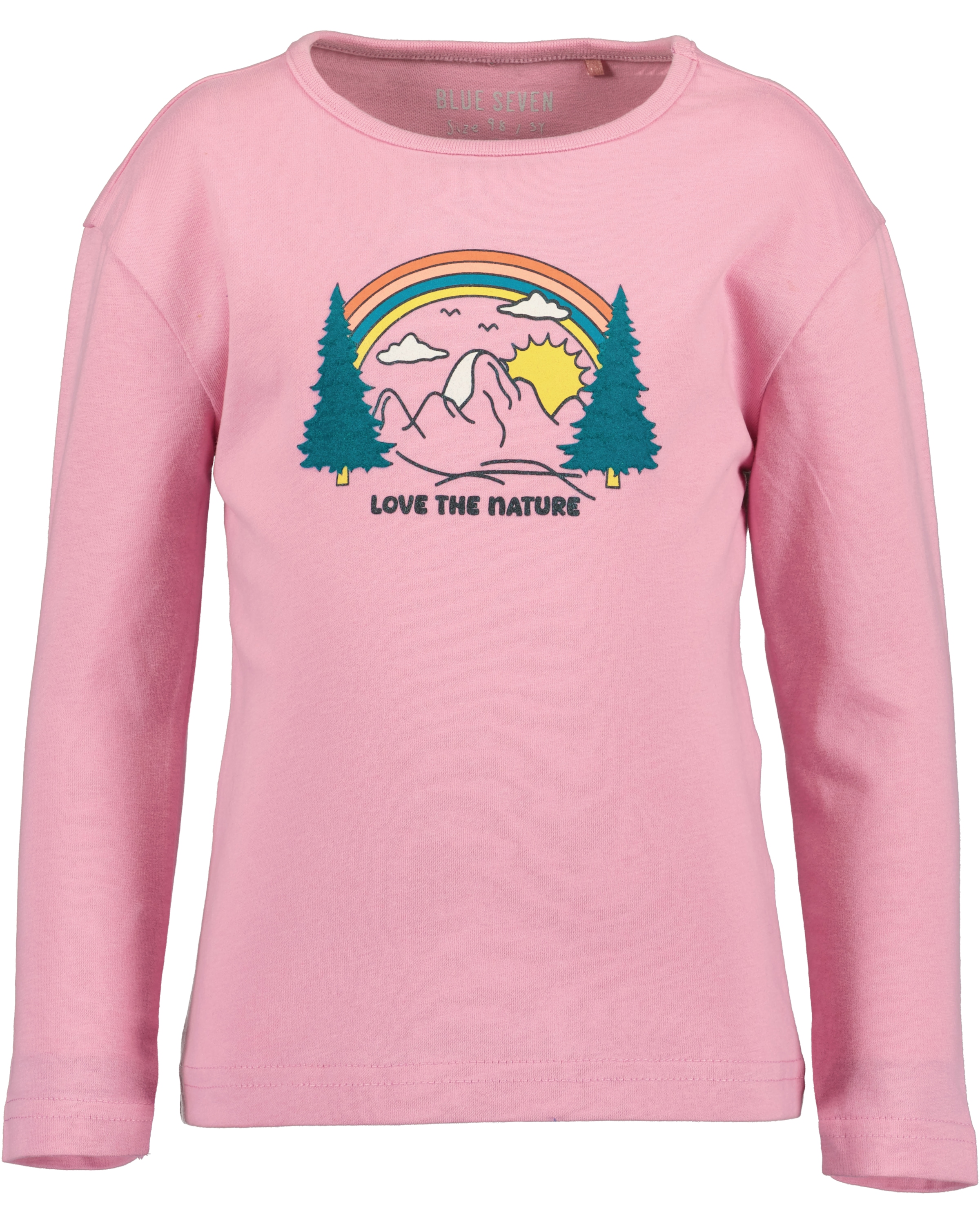 Blue Seven Langarmshirt, 2 Stk. mit tollen Frontmotiven