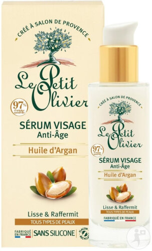 Le Petit Olivier Sérum Visage Anti-Âge Huile D'Argan 30ml