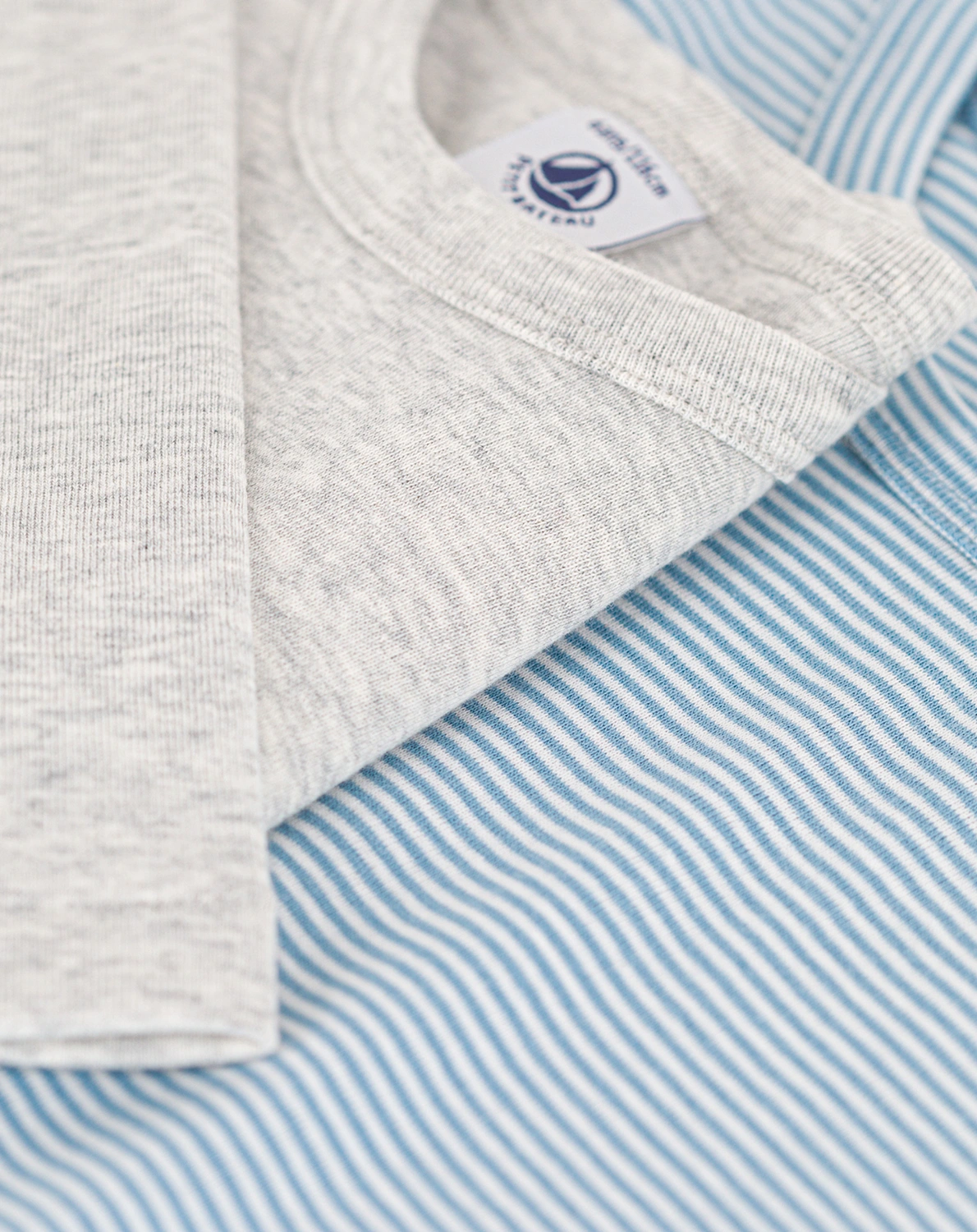 Langarm-Shirt MARSHMALLOW 2er Pack in blau/grau