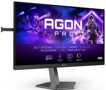 AOC - Agon Pro AG246FK - Monitor - Zwart - 24.10 inch - 1920 x 1080 Pixels