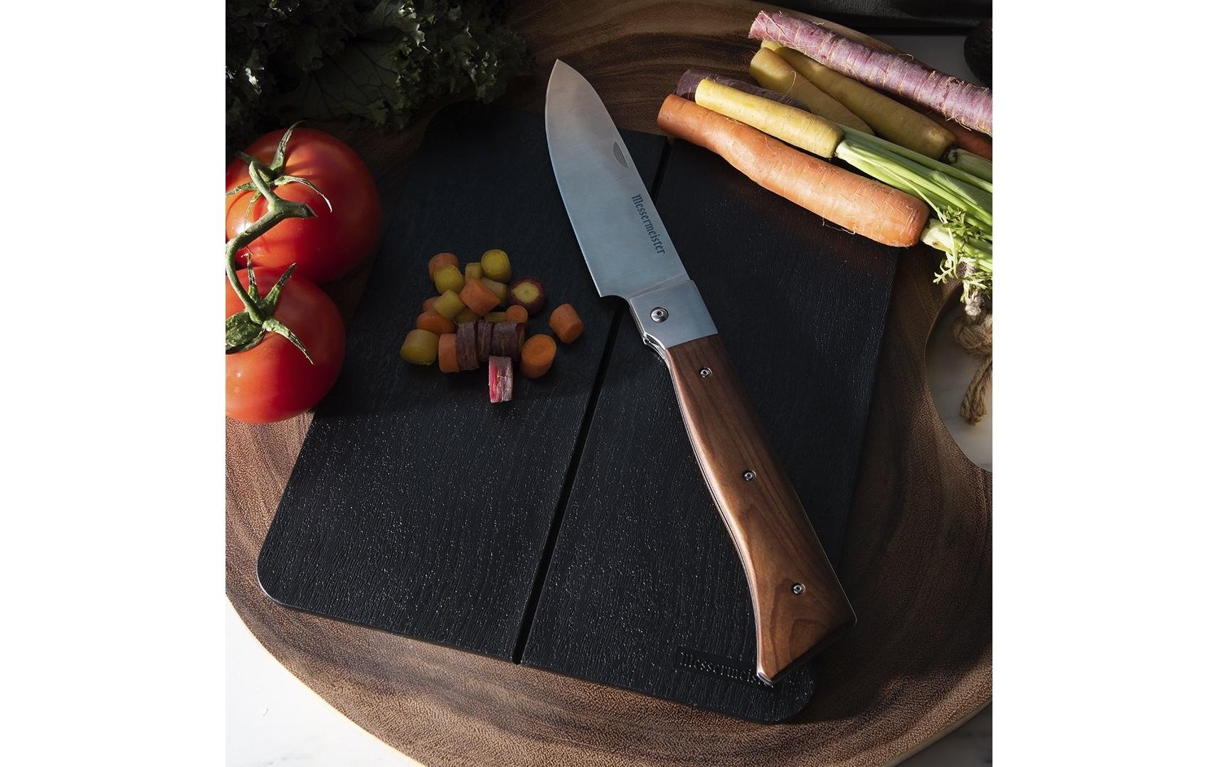 Kochmesser »Messermeister Adventure Chef 3-teilig, Braun/Silber«