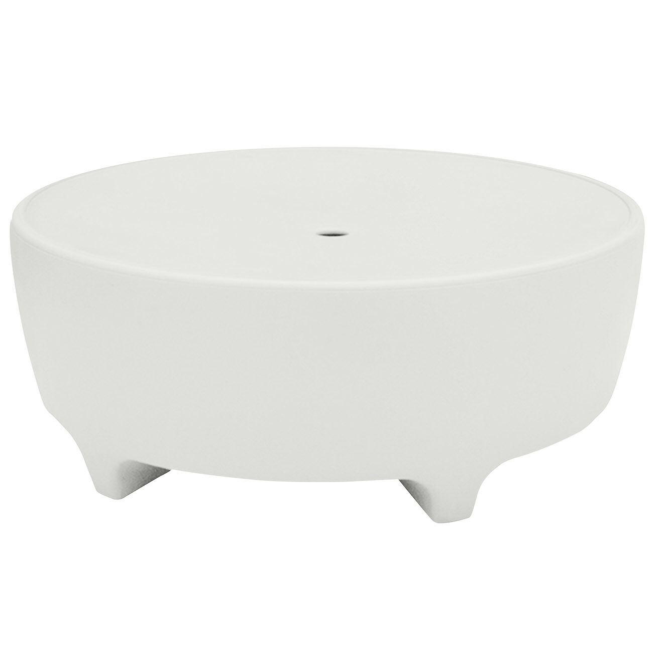 Serralunga Pouf Oasis Design par Sebastian Bergne blanc - D.115x44 cm