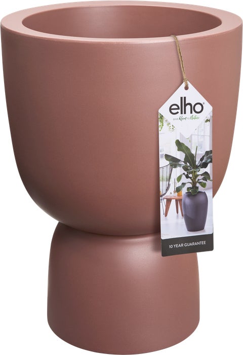 Elho bloempot op voet Pure roze D 34,9 H 49 cm