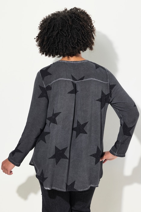 Tunika, Sterne, Ziernieten, Cold dyed