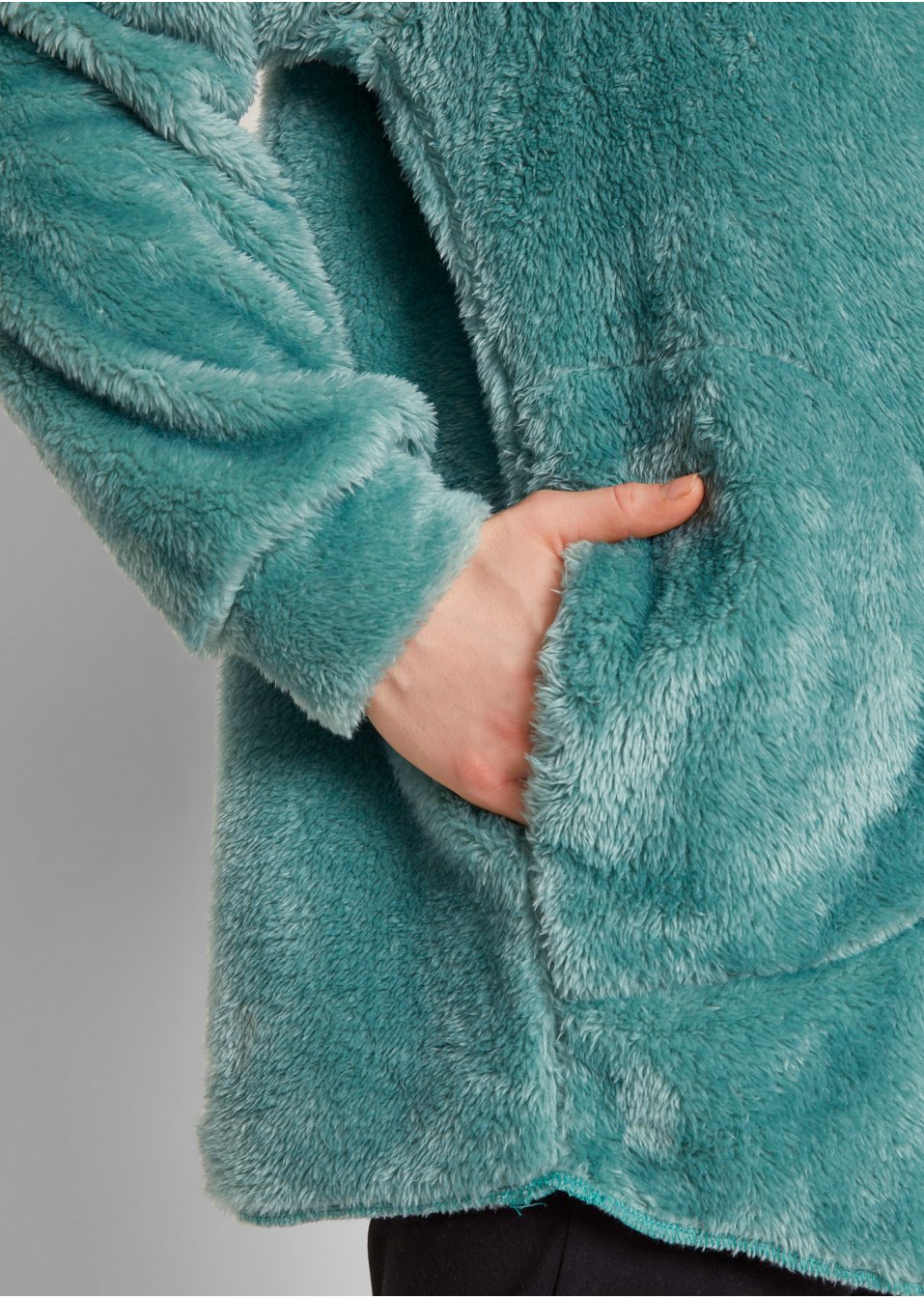 Veste en polaire peluche