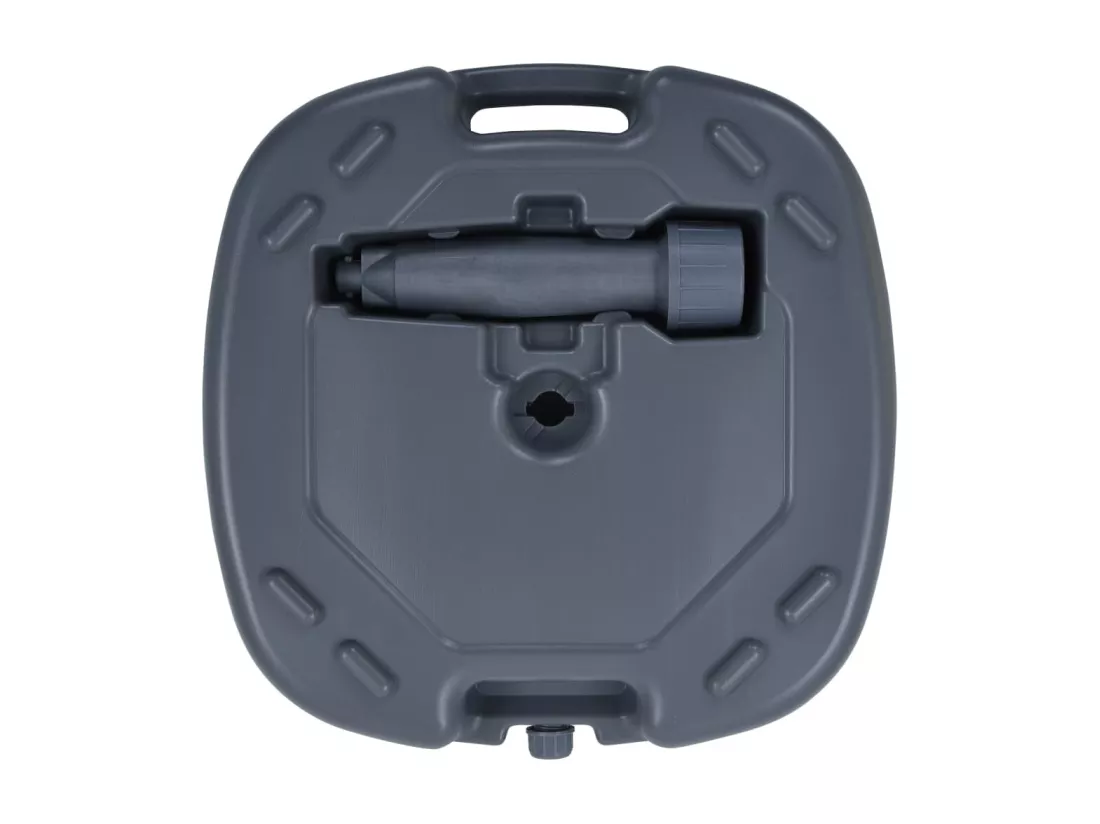 Prolenta Premium - Socle de parasol portable Gris Rempli de sable/eau
