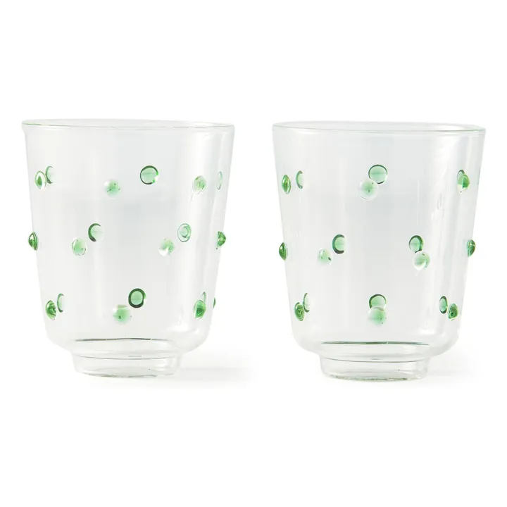 Pols Potten Verres Nob - Set de 2 | Vert