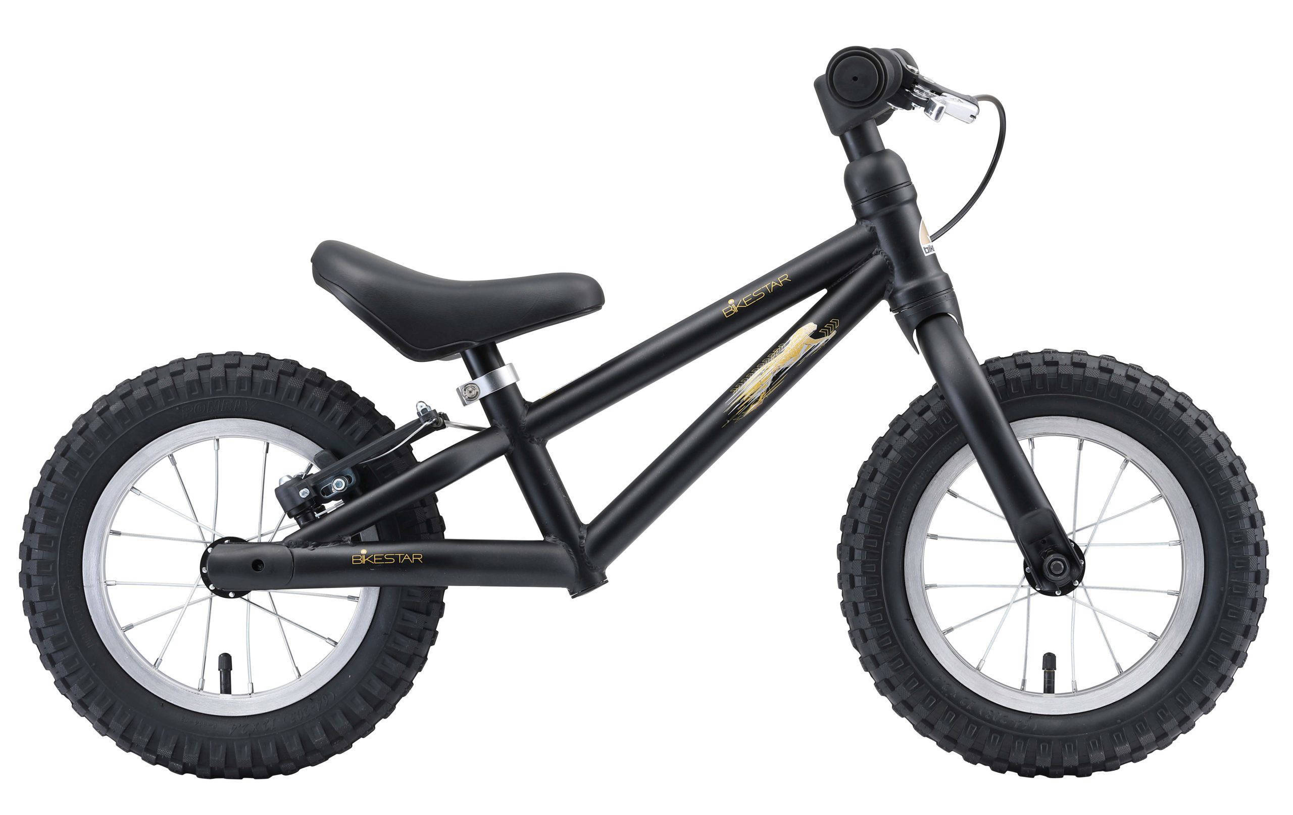 BikeStar MTB loopfiets, 12 inch, zwart