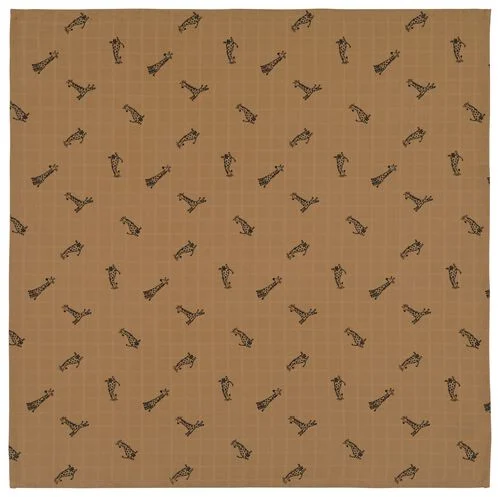 3 linges hydrophiles 60x60 relief girafe