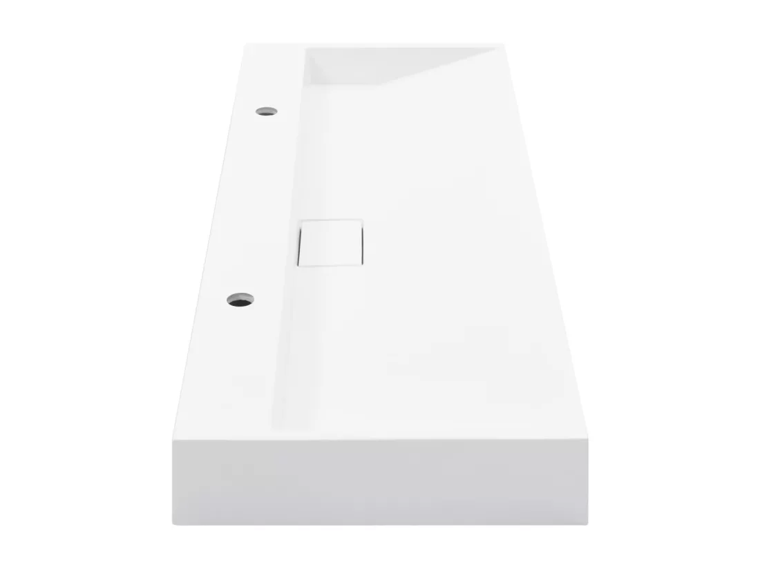 Lavabo salle de bain blanche 120 x 46 x 11 cm 02_0002637