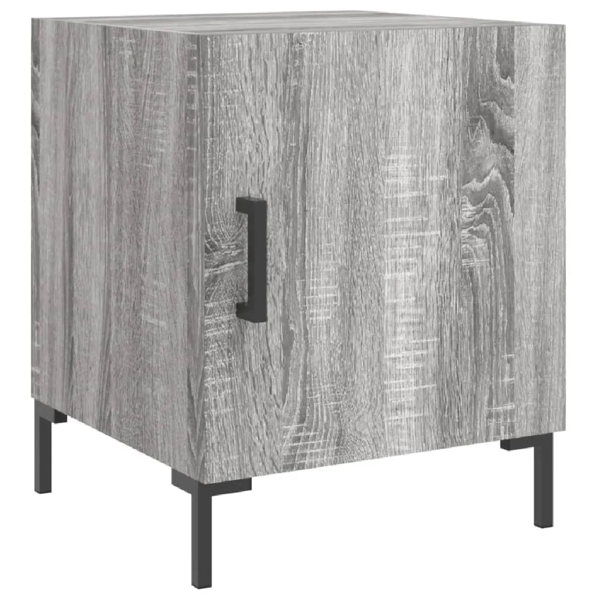 vidaXL Table de Chevet - Sonoma Gris