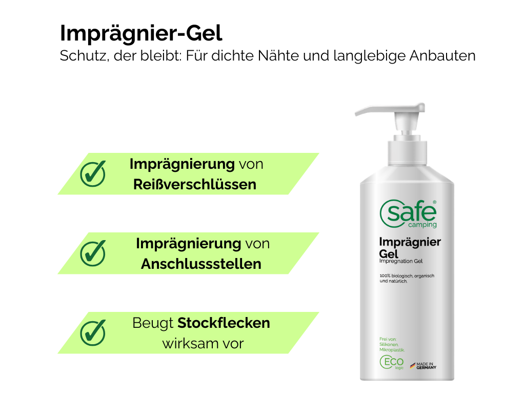 SAFE CAMPING Impregneer-Gel - 500 ml