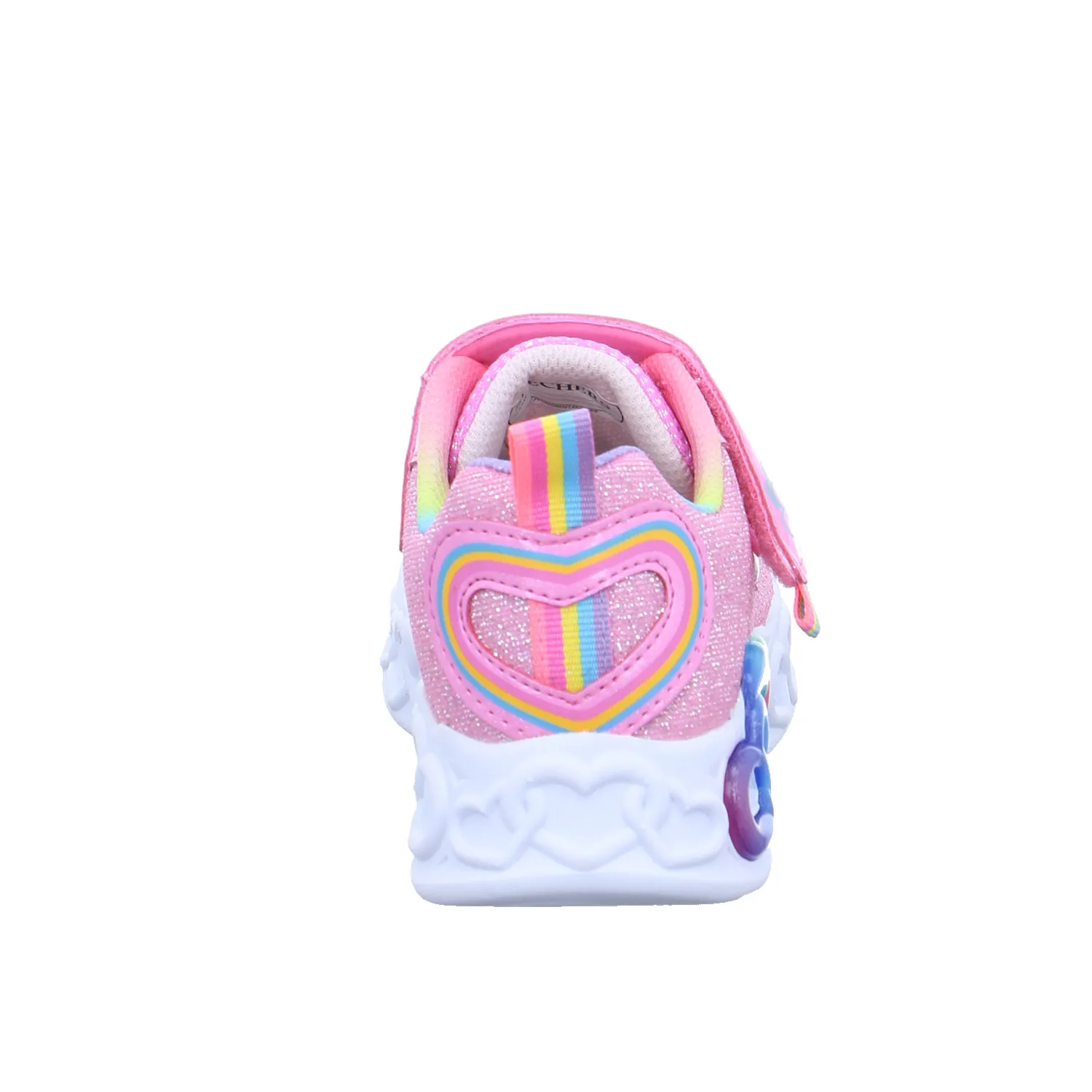 SKECHERS Kleinkinder-Halbschuh Klett Rosa Textil  Sneaker