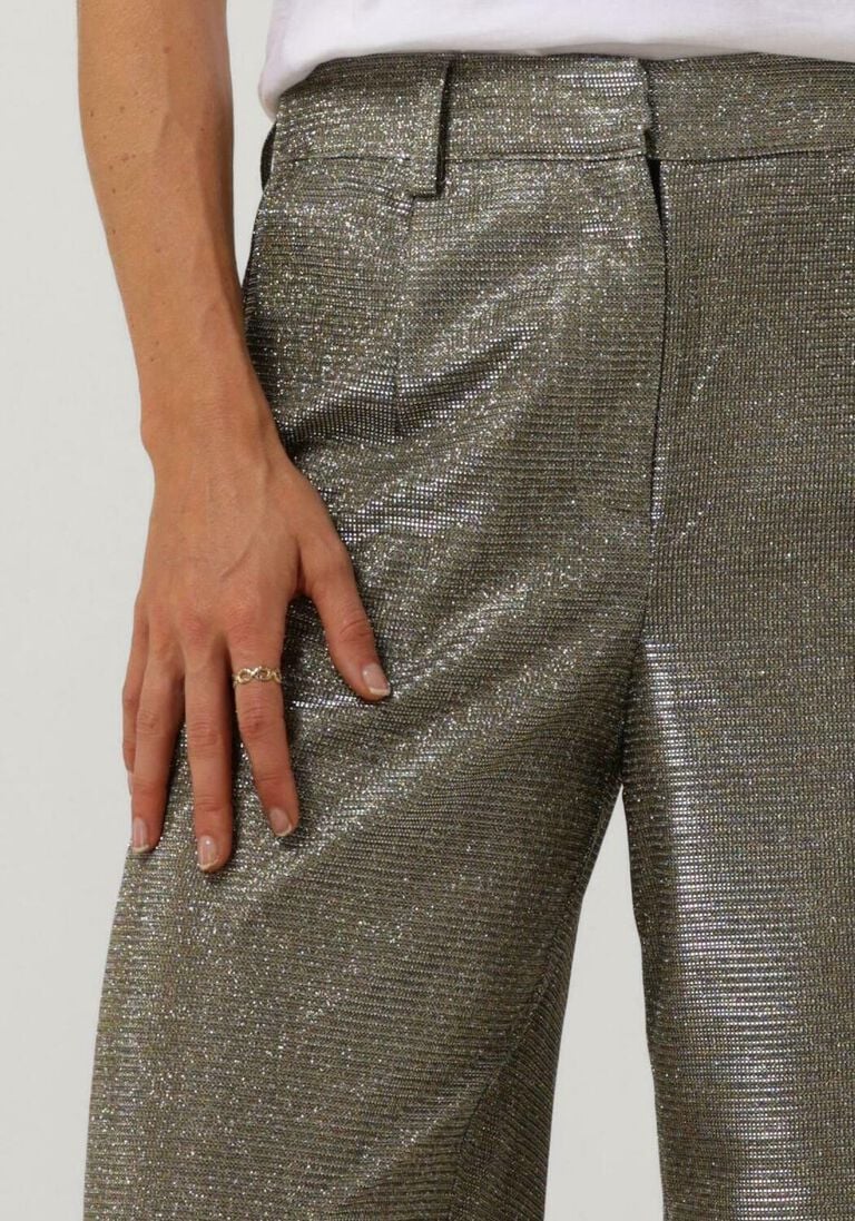 Y.A.S. gouden y.a.s. pantalon yasstyles hw wide pant
