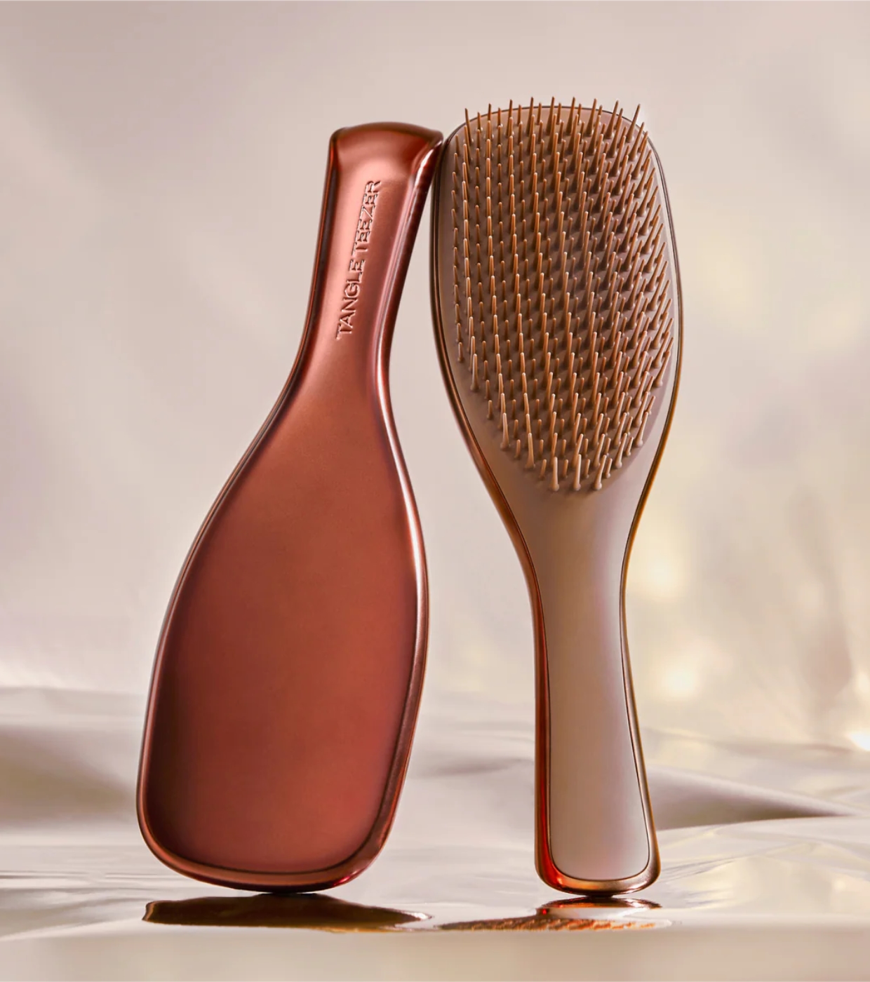 Tangle Teezer - Escova desembaraçadora com cabo The Ultimate Detangler Chrome - Chocolate Bronze