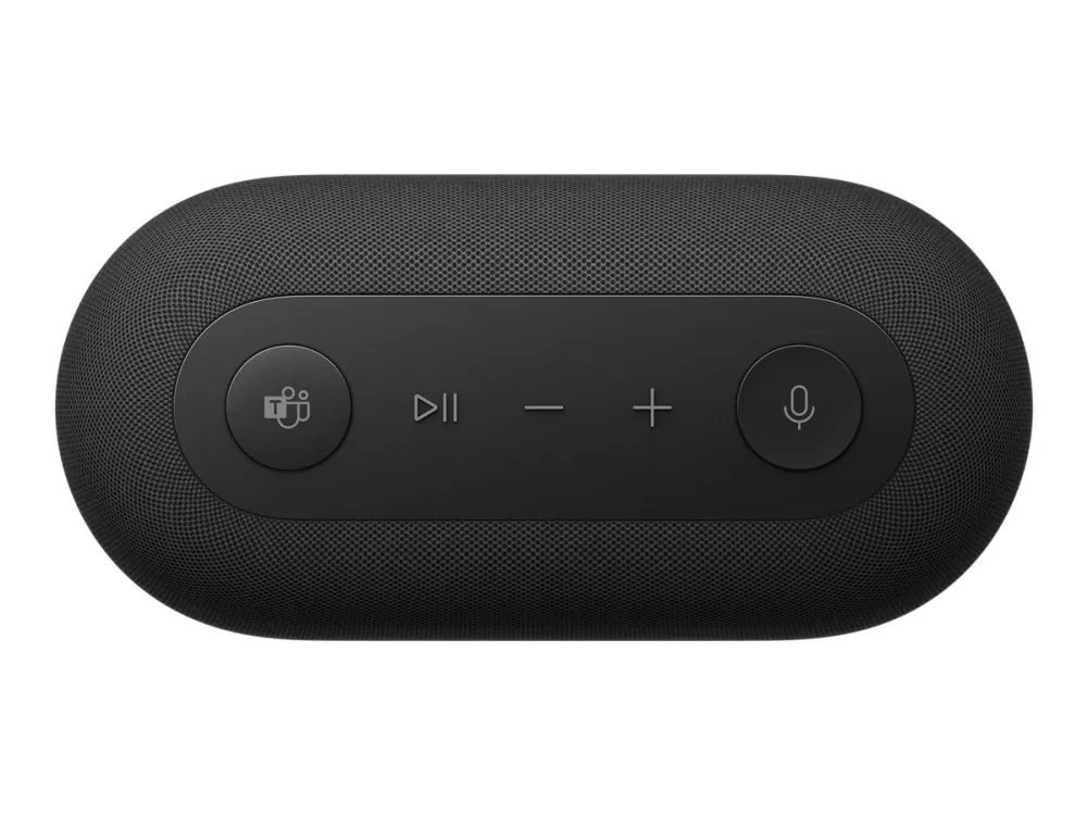 Microsoft Audio Dock - Højttalertelefon/dockstation - kablet - USB-C - mat sort - Certified for Microsoft Teams