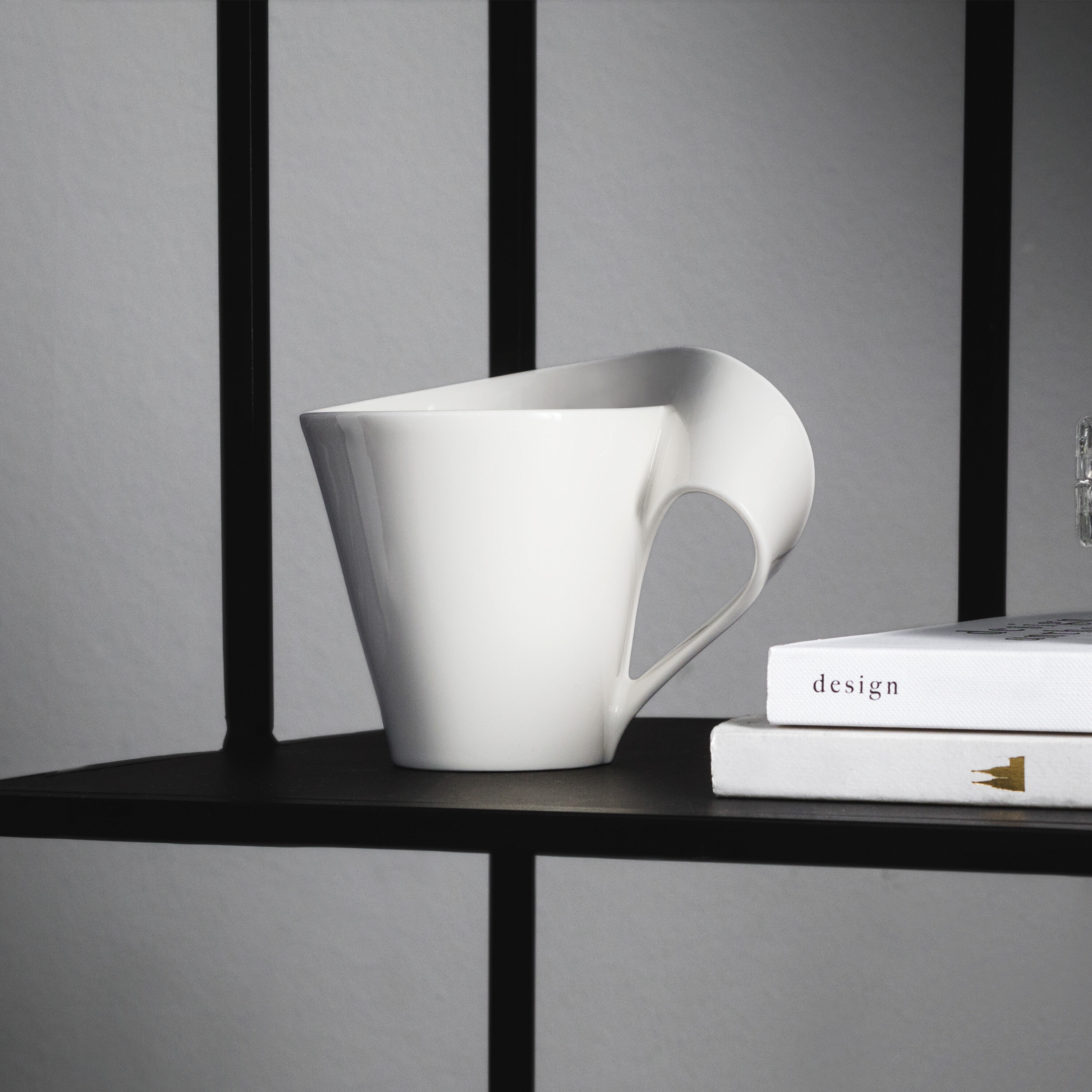 NewWave Coffee cup White, 4.8 oz, Premium Porcelain