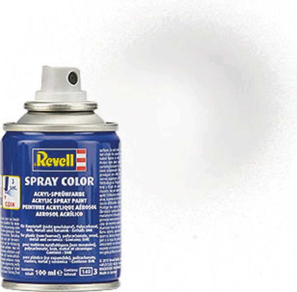 Revell  Spray farblos, glänzend, 100 ml    Sprühlack für viele verschiedene Materialien