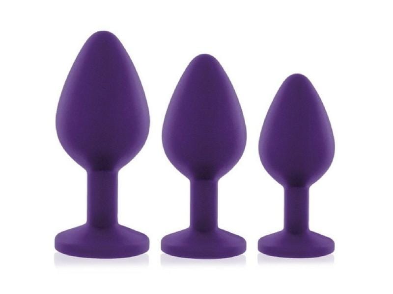Rianne S Anal Plug Booty Plug Set Violett Hochwertiges Buttplug-Set für die anale Stimulation