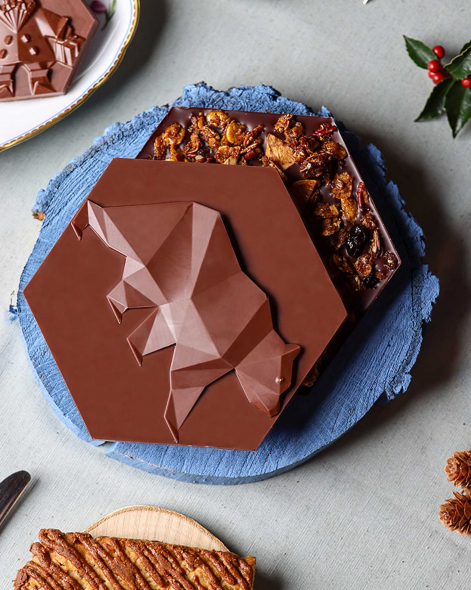 Hexa Ours Chocolat Noir 75% | Le Chocolat Alain Ducasse 210g