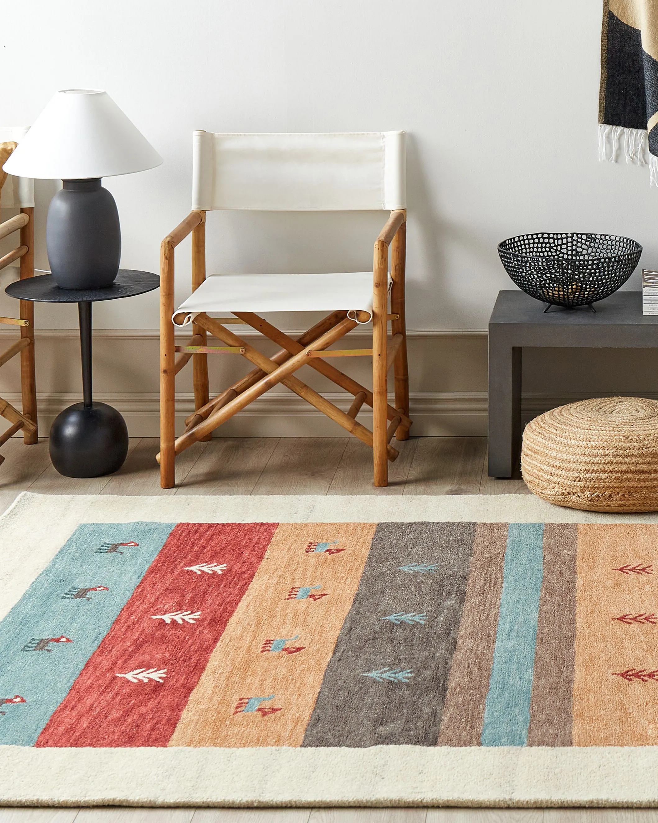 Vloerkleed SARILAR Meerkleurig 160 x 230 cm Wol Gabbeh