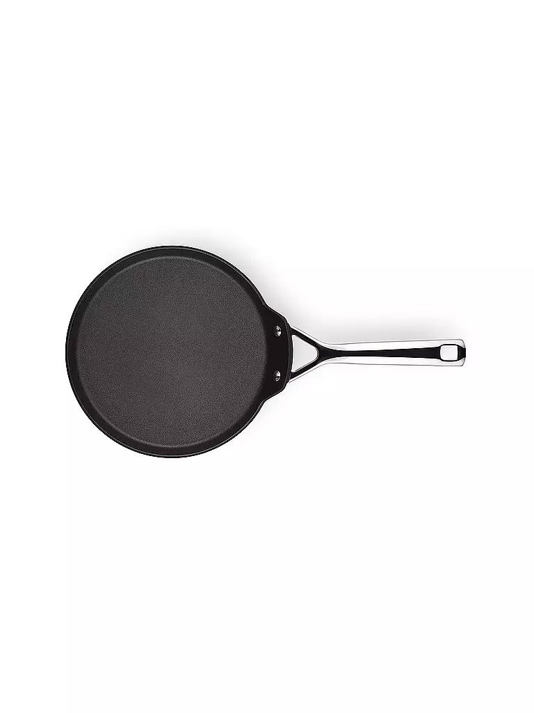 LE CREUSET Aluminium-Antihaft Crepespfanne 24cm Schwarz schwarz
