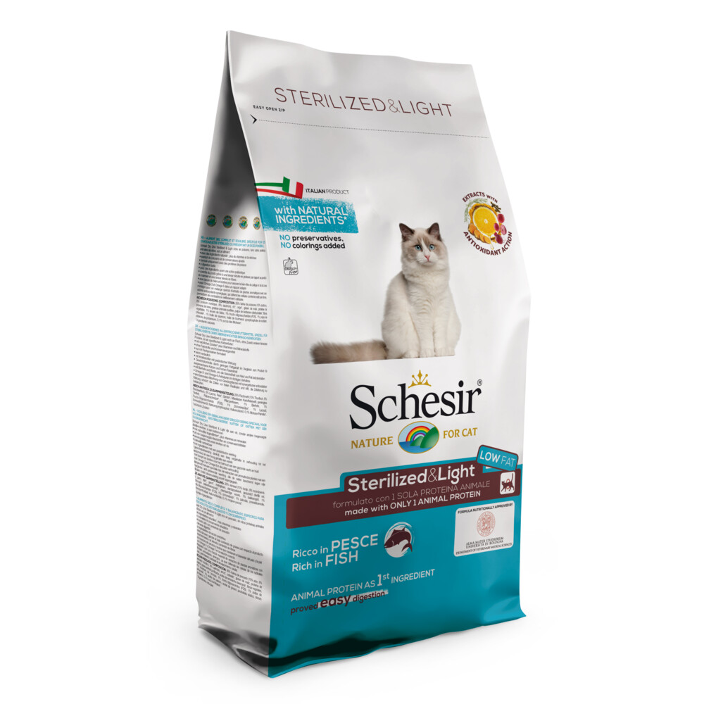 Schesir Kat Dry Sterilized Vis1,5 kg