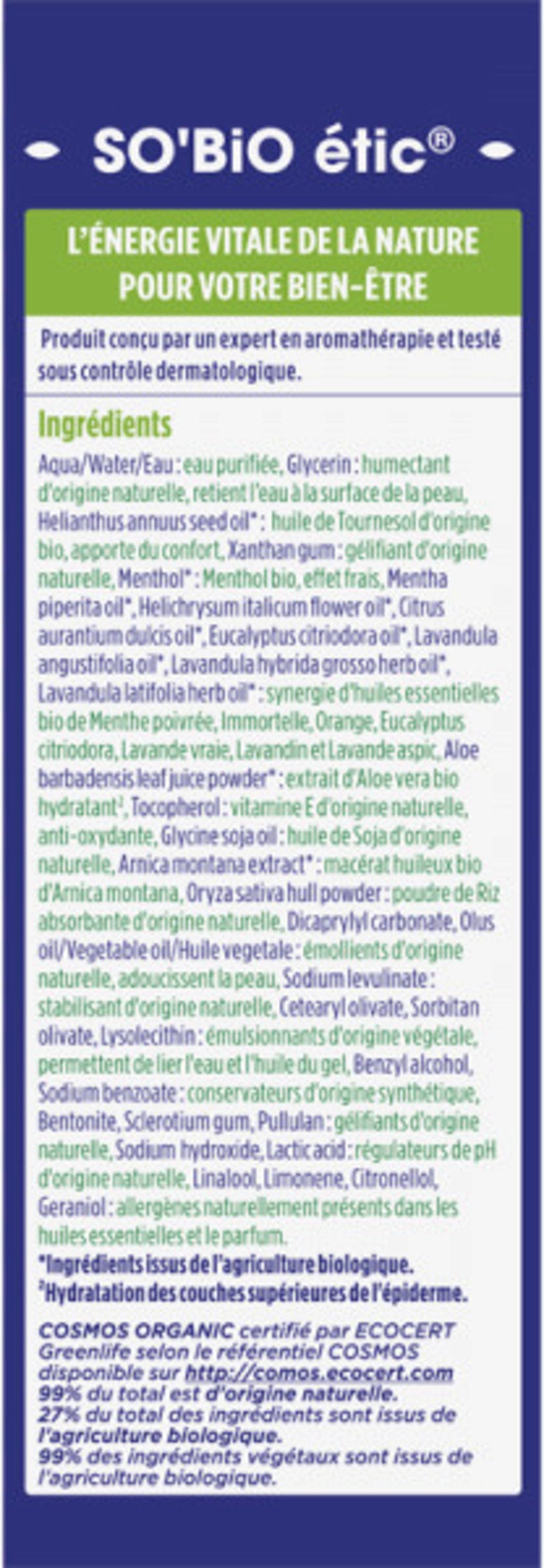 LÉA NATURE SO BiO étic  Aroma Beruhigendes Arnika-Gel, 75 ml