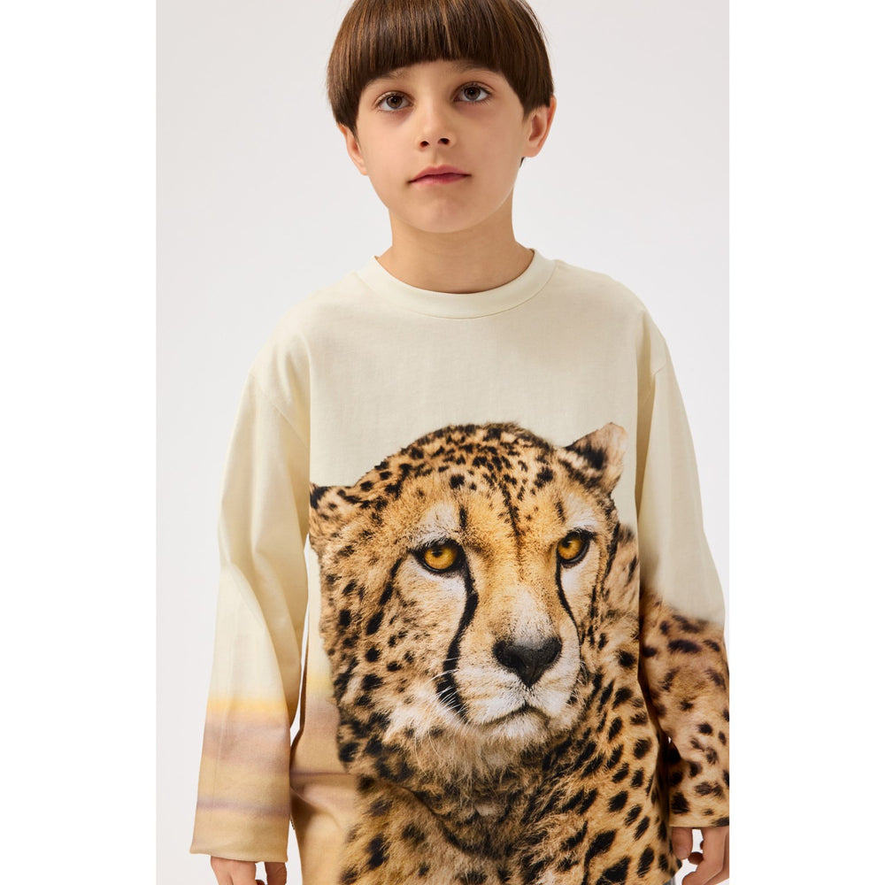 Køb Molo Big Cheetah Lys Rollo Bluse