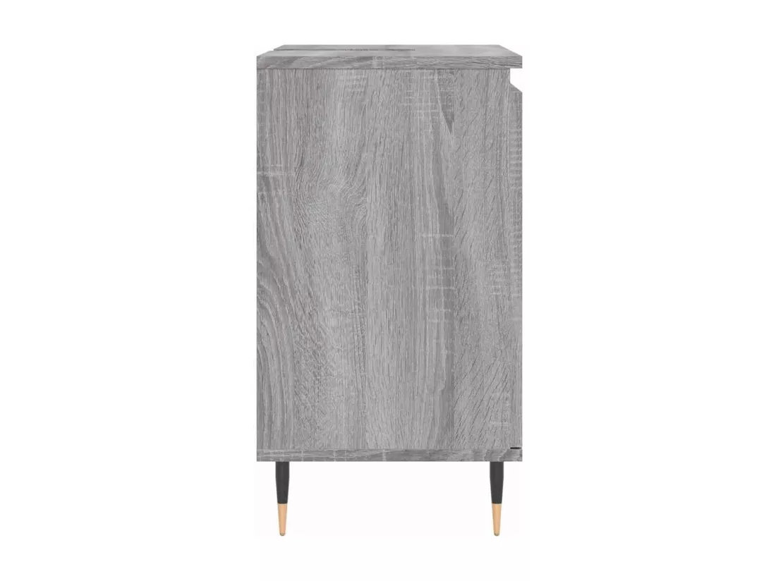 Armoire de bain sonoma gris 58x33x60 cm bois d'ingénierie