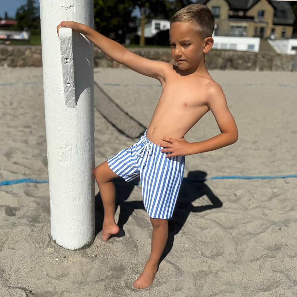 Køb Petit Crabe Vertical Stripes Alex Badeshorts