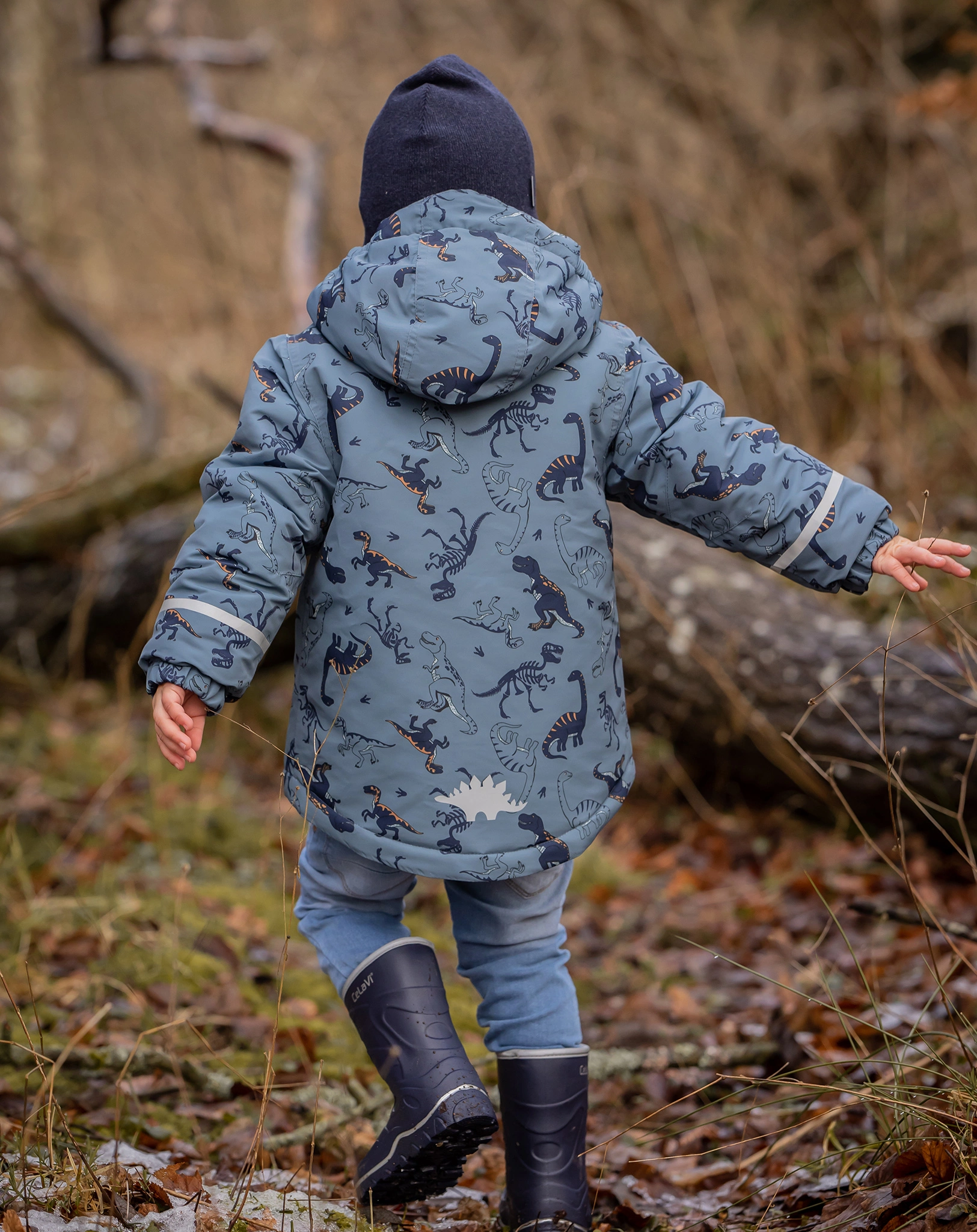 Winterjacke DINOHERDE in china blue
