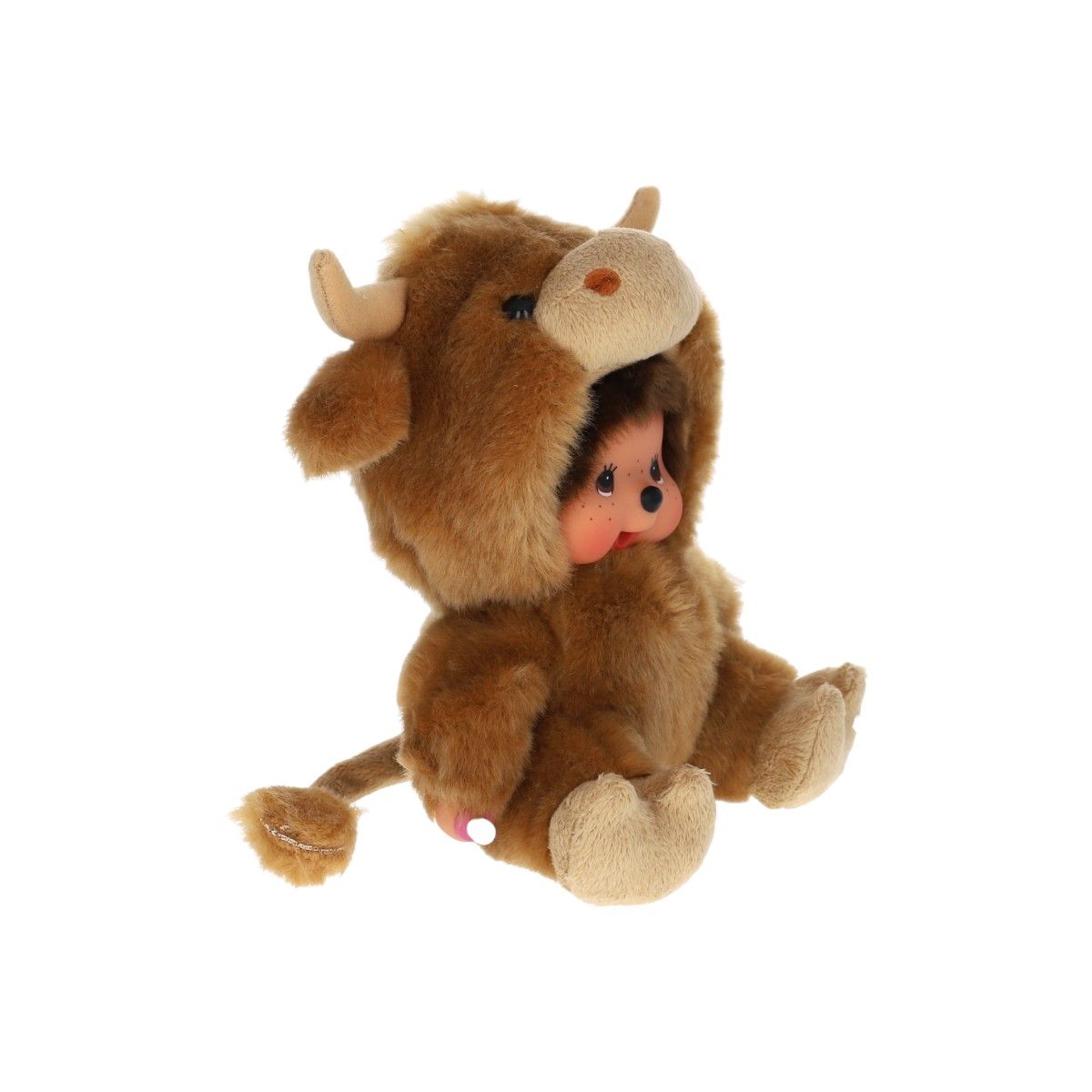 Peluche kiki le singe vache Highland - Bébé Highland Monchhichi