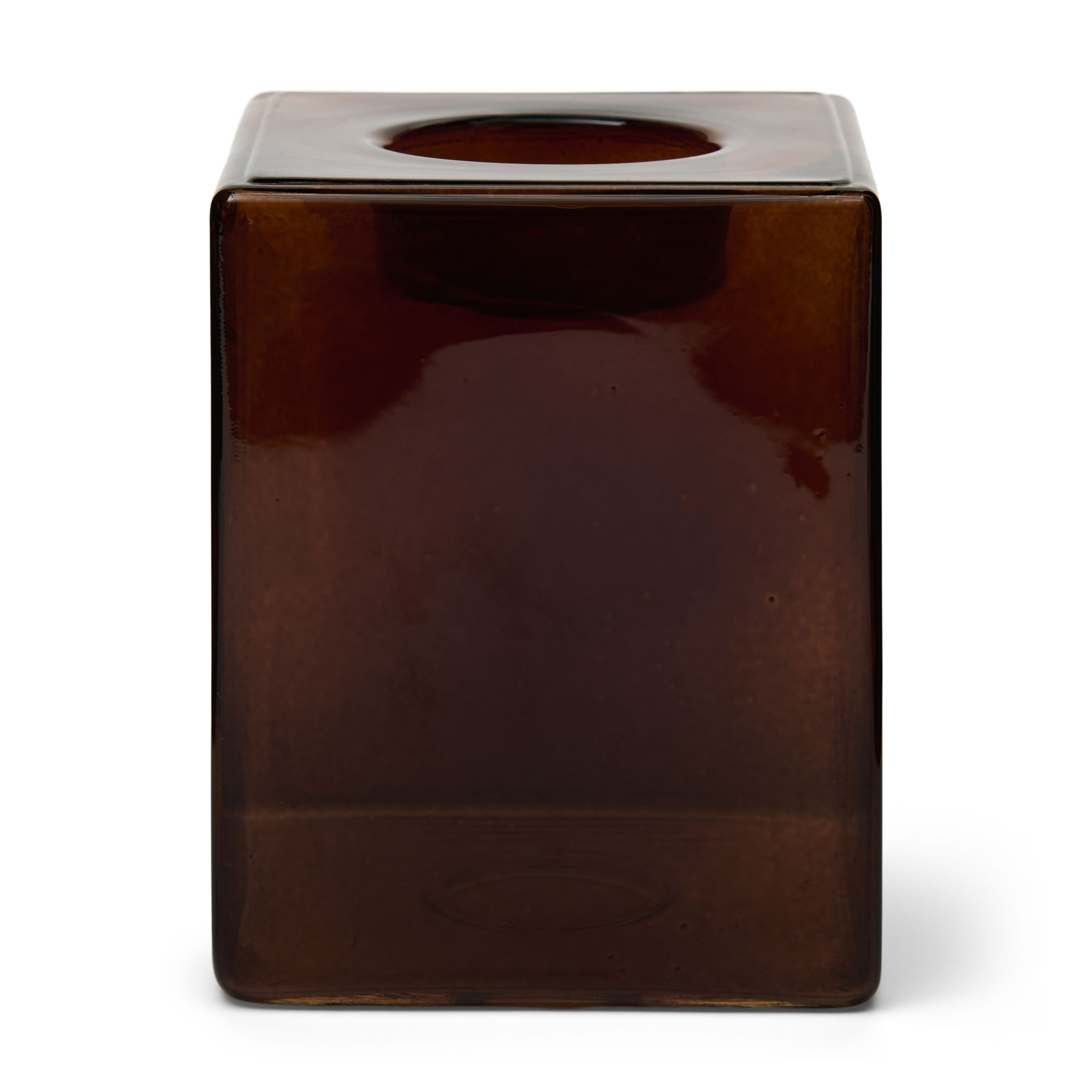 Waxinelichthouder Pia H10 cm brown