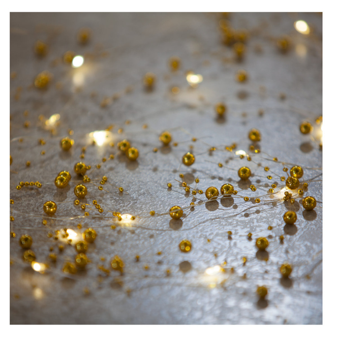 20er LED-Lichterkette - Kügelchen - 192 cm - 1 Stück