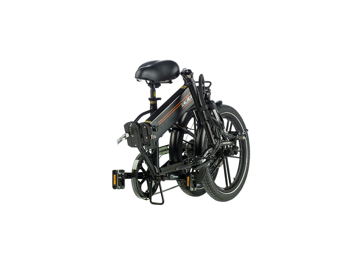 Lacros Trotter T400 Matzwart 13,6Ah elektrische vouwfiets