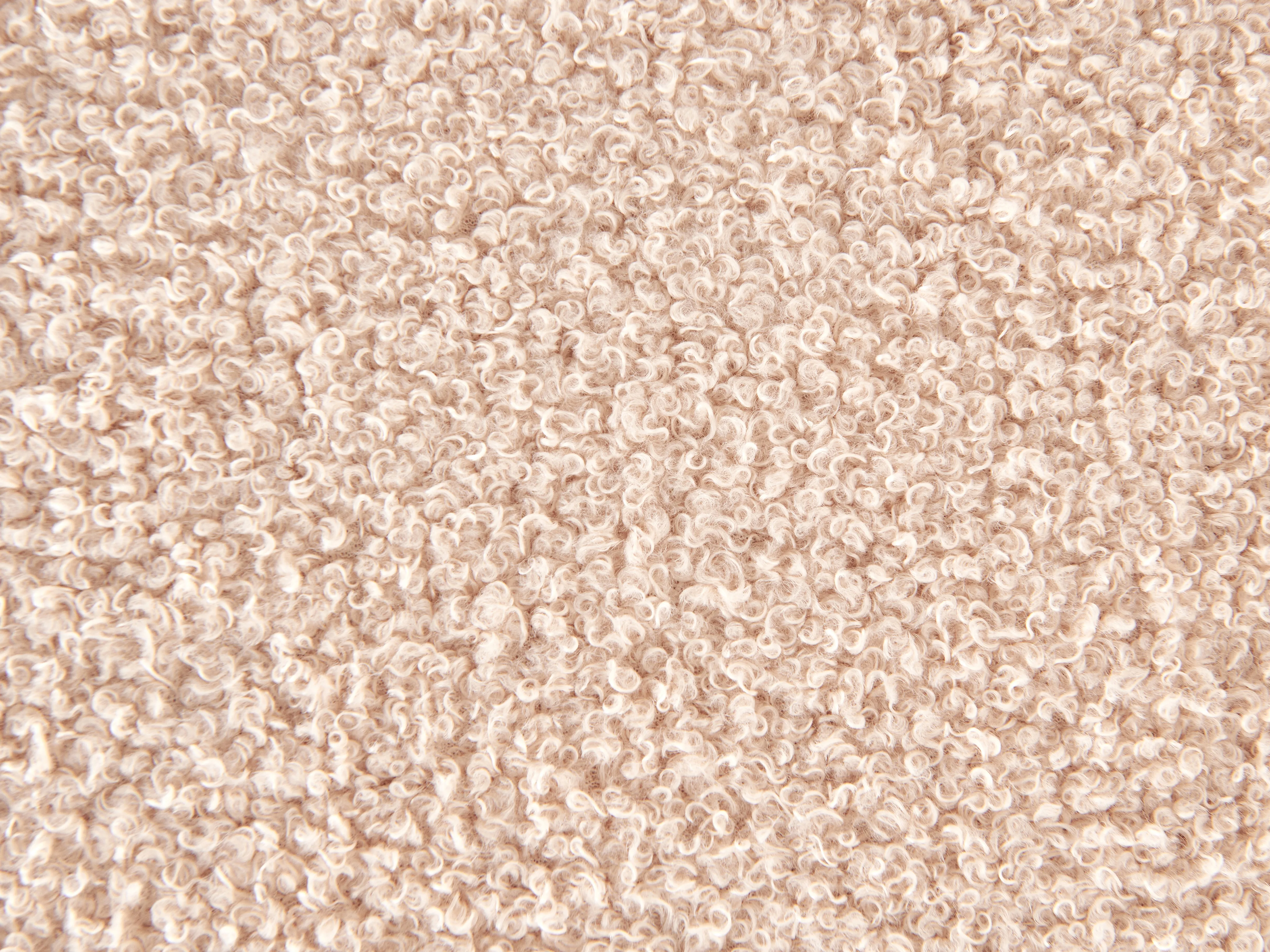 Bed met opbergruimte Bouclé ORBEY 180 x 200 cm Beige