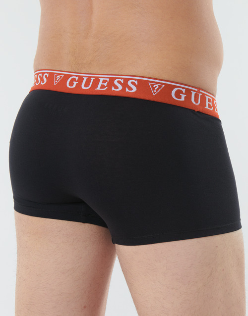 Guess - BRIAN BOXER TRUNK PACK X4 - Noir / Marine / Blanc