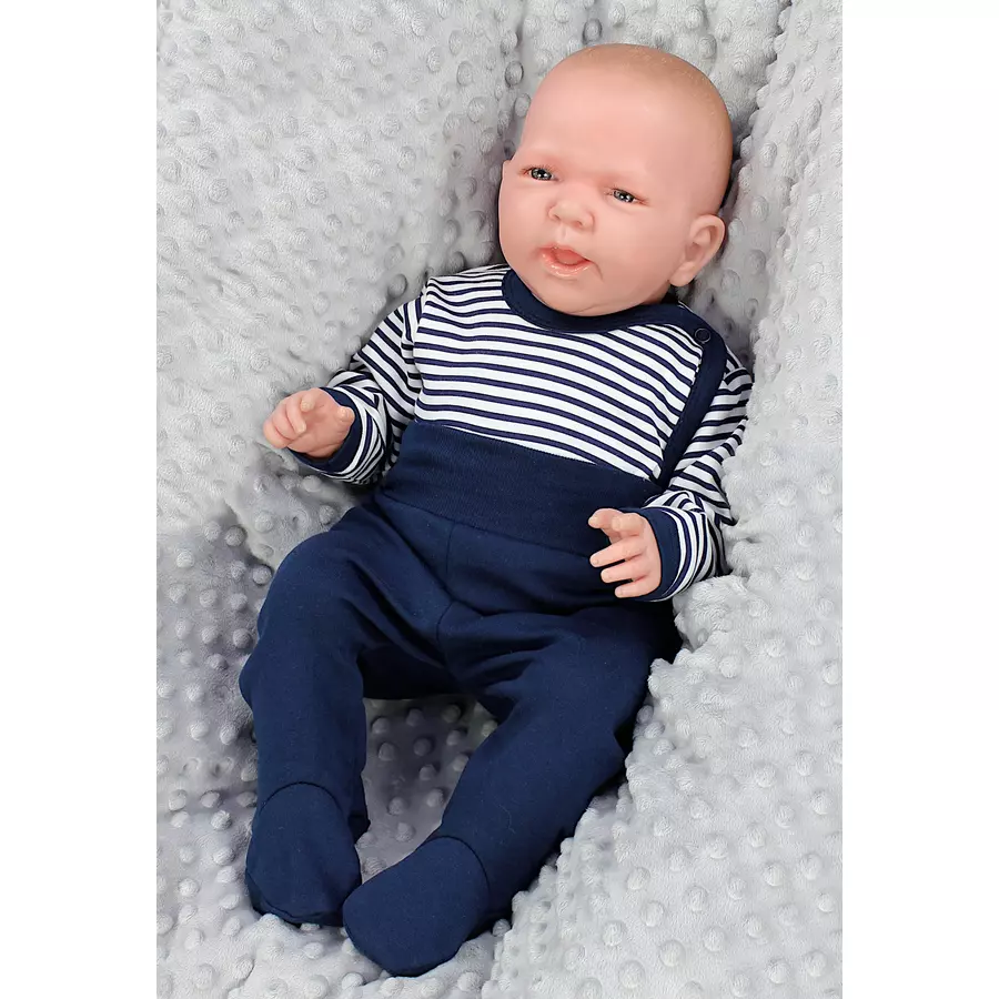 TupTam Baby Langarm Wickelbody im 5er Set graugrün